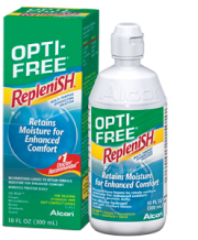 Optifree,υγρό φακών επαφής,